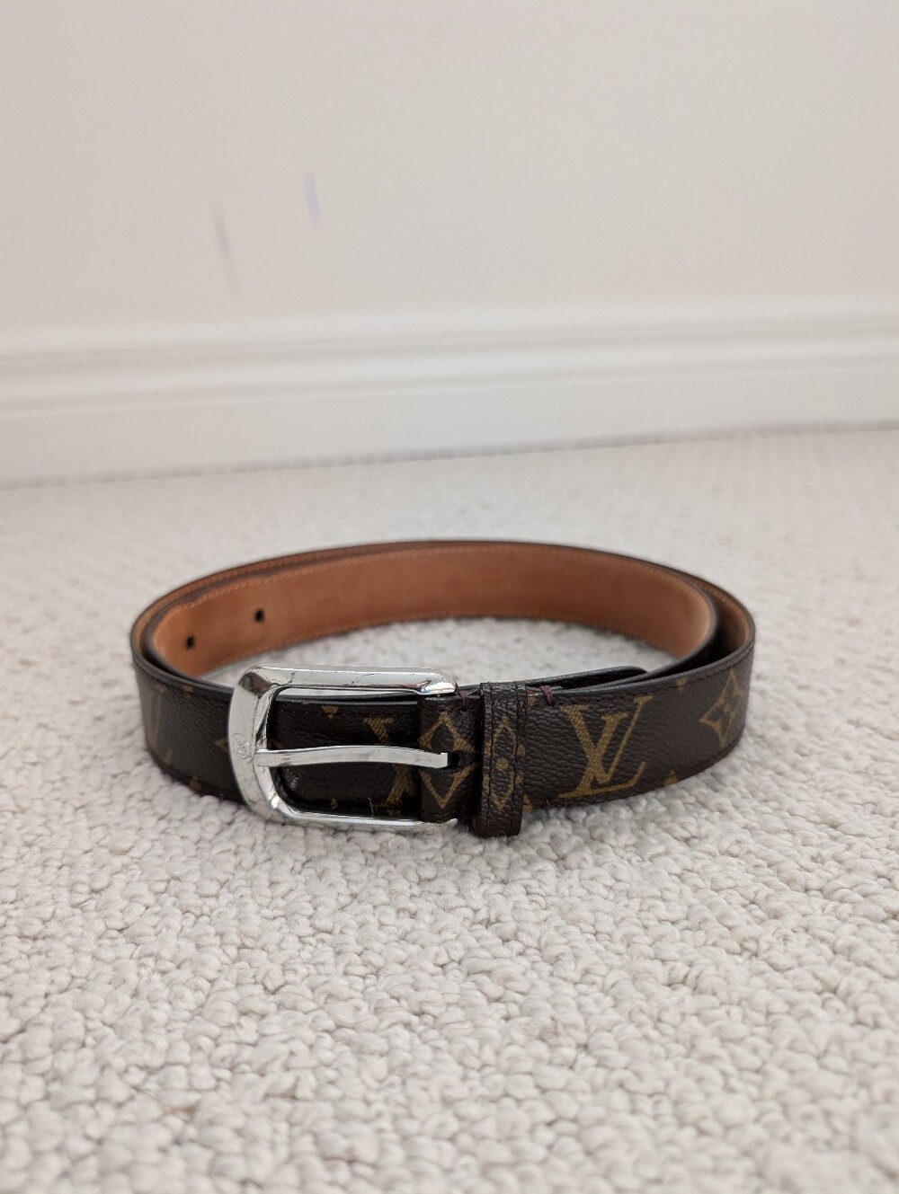 Louis Vuitton - Monogram Canvas Men's Belt - Brown